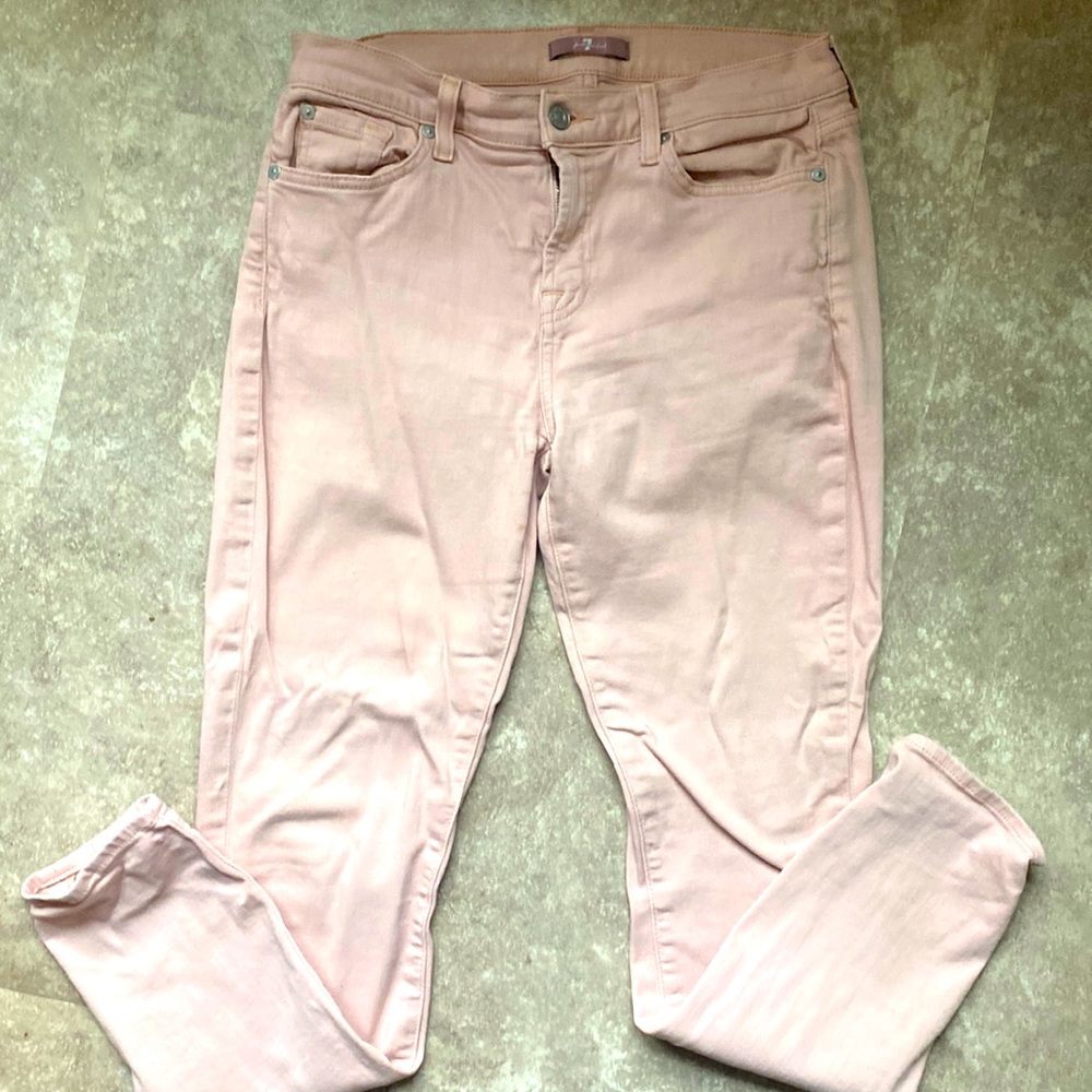 7 for all mankind Rose Skinny Ankle